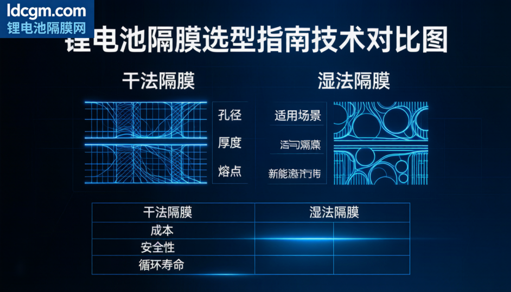 磷酸铁锂电池隔膜选型指南