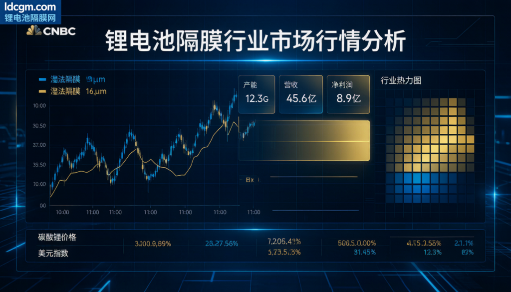 【市场行情】锂电隔膜价格企稳回升 龙头盈利修复释放行业反转信号