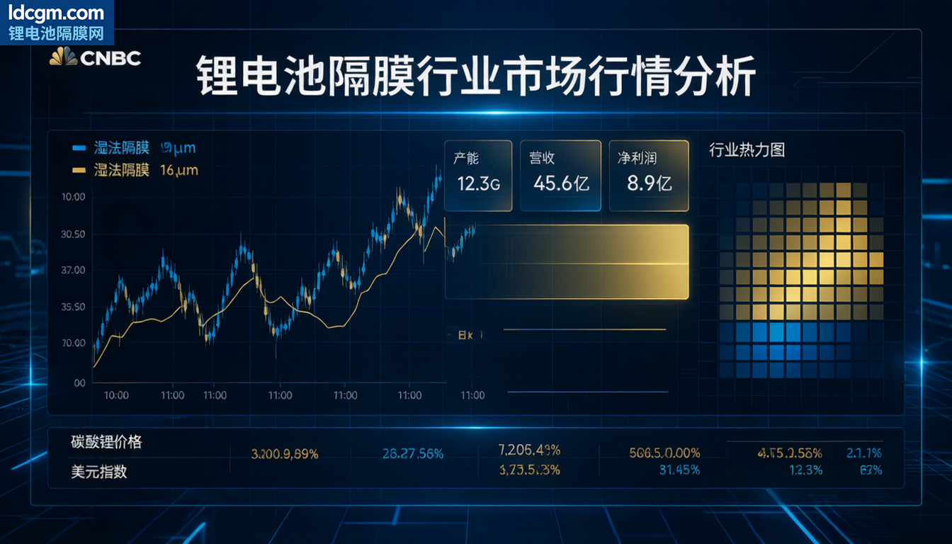 【市场行情】锂电隔膜价格企稳回升 龙头盈利修复释放行业反转信号